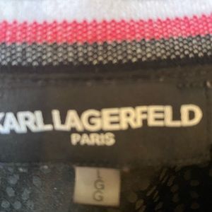 Women’s Karl Lagerfeld blouse. Silky soft and comfortable. Good condition.